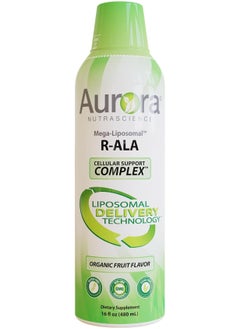 Mega-Liposomal R-Alpha Lipoic Acid, Organic Fruit Flavor, 750 mg, 16 fl oz 480 ml