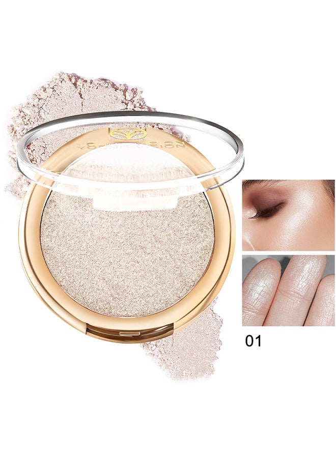 YOUNG VISION Highlighter Makeup Powder, Made With High-Quality Ingredients, Gentlely On The Skin and Provide Long-Lasting Wear, Suitable Under Makeup With Long Lasting Shine Finish #01 - Image 1