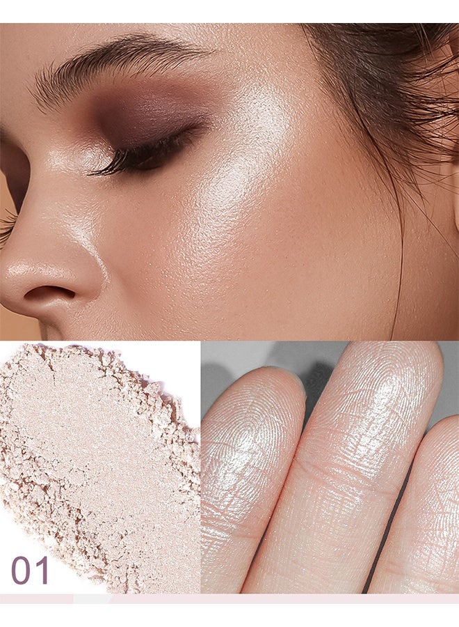 YOUNG VISION Highlighter Makeup Powder, Made With High-Quality Ingredients, Gentlely On The Skin and Provide Long-Lasting Wear, Suitable Under Makeup With Long Lasting Shine Finish #01 - Image 2