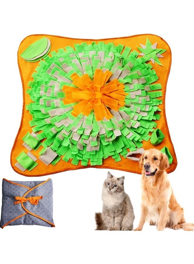 NIBEMINENT Pet Snuffle Feeding Mat Multicolour 70 x 70cm - Image 1