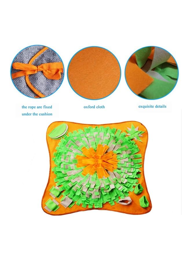 NIBEMINENT Pet Snuffle Feeding Mat Multicolour 70 x 70cm - Image 3