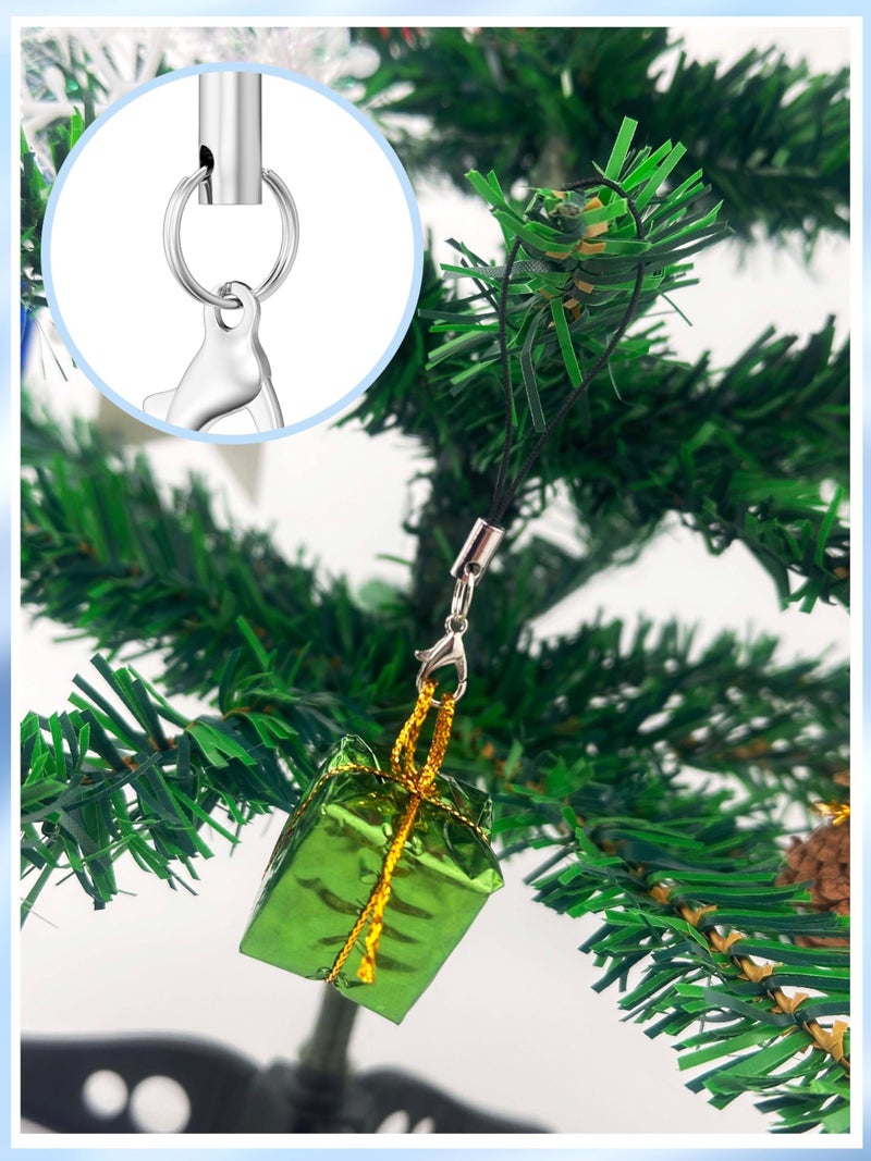 Evnlo 100Pcs Phone Charms Strap with Lobster Clasp,Lanyard Strap Cell Phone Charm for Keychain Clasps, USB Drive DIY Jewelry Mobile Accessories Charms - Image 5