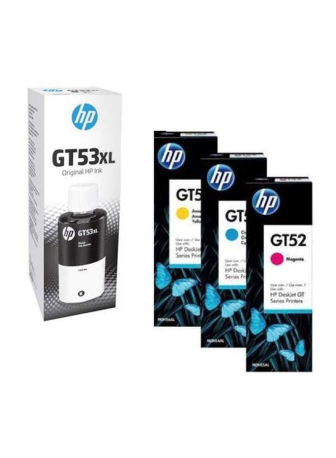HP طقم زجاجات حبر طابعة عالية الإنتاج مكون من 4 قطع متعدد الألوان - Image 1