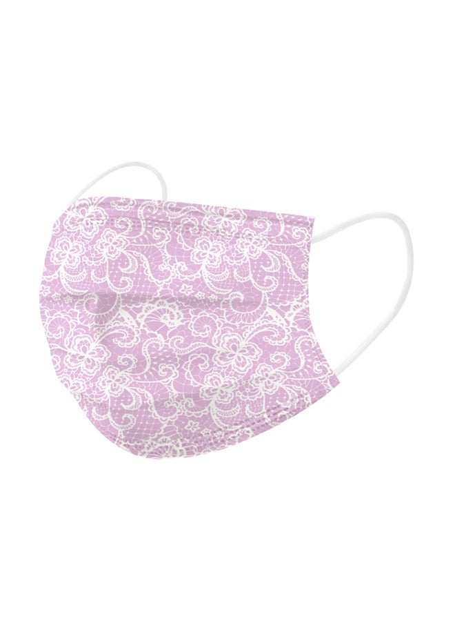 50-Piece Printed Design Disposable Face Masks - Image 3