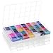 Varku 4 PCS 28 Grids Bead Organizer Transparent Plastic Storage Box Clear Plastic Container with Fixed Dividers for Organizing Small Items Like Jewelry Beads Nails Screws - Image 2