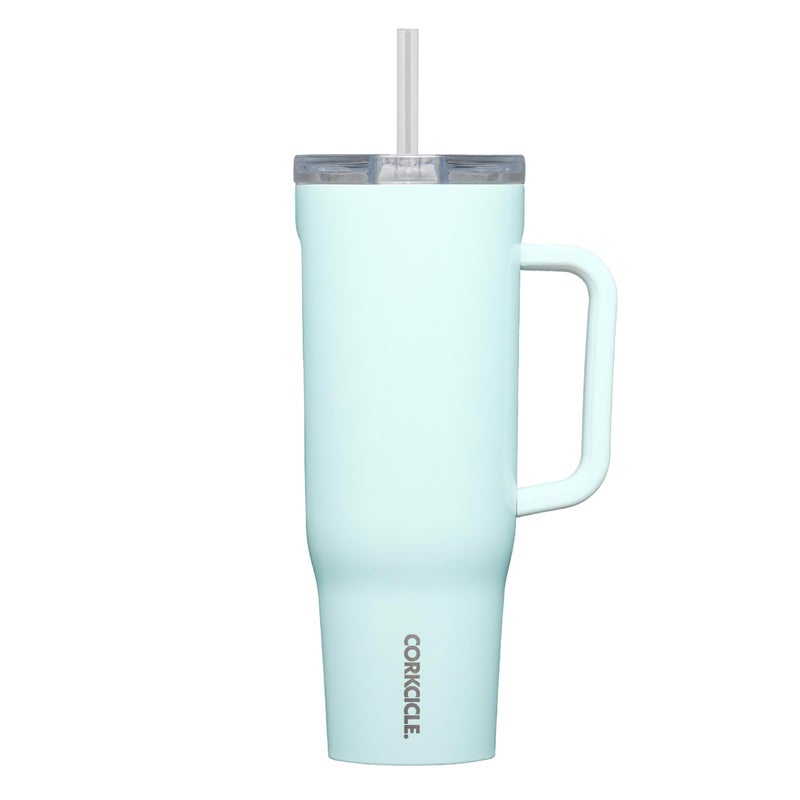 CORKCICLE Corkcicle Tumbler With Straw and Handle  Reusable Water Bottle  Triple Insulated Travel Mug  BPA Free  Keeps Beverages Cold for 12 Hours and Hot for 5 Hours  Gloss Powder Blue  40 oz  - Image 1