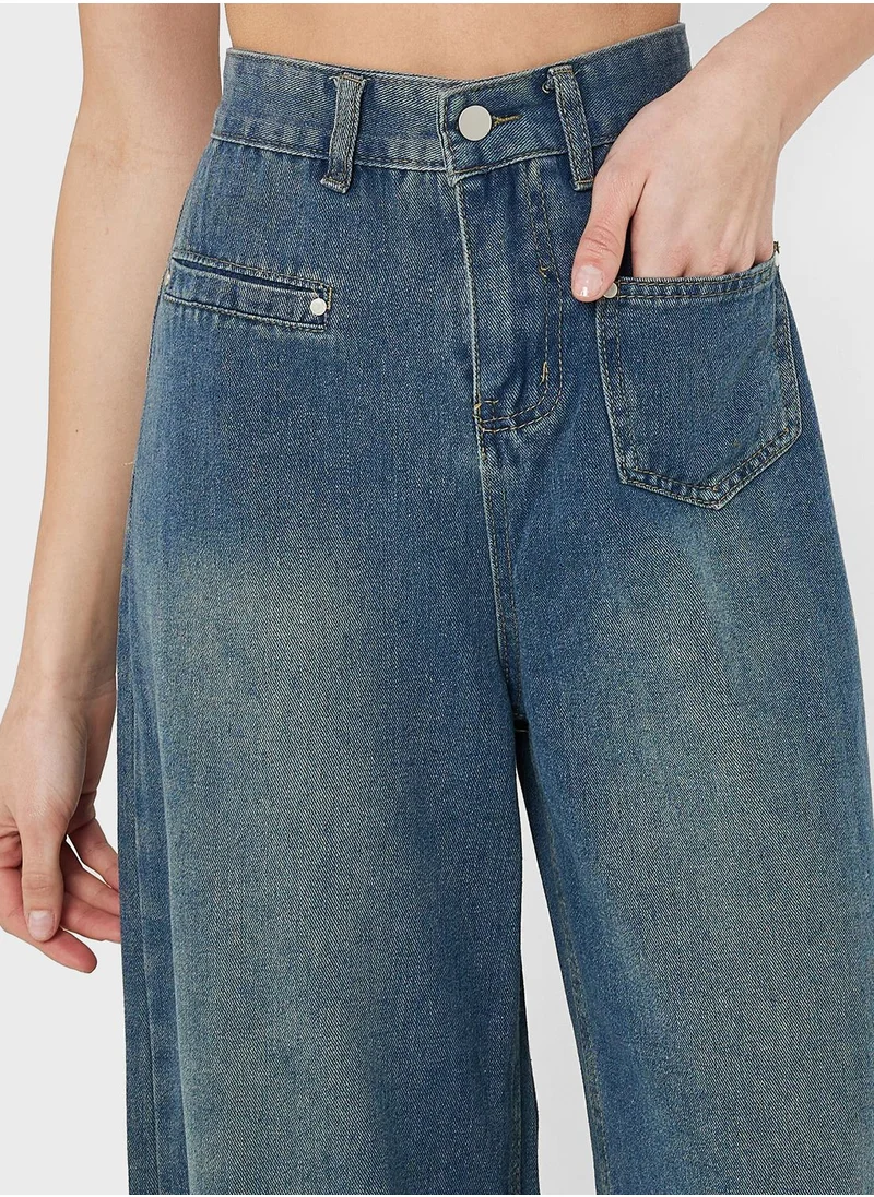 Ginger High Waist Wide Leg Jeans