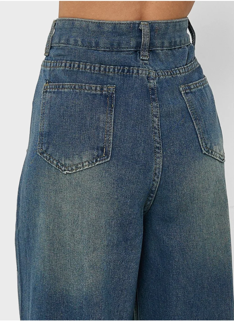 Ginger High Waist Wide Leg Jeans