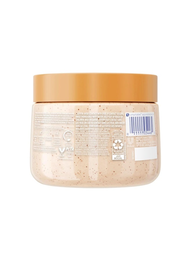 Dove مقشر الجسم دوف بالفانيليا والسكر وزبدة الشيا ينظف ويغذي بعمق لبشرة ناعمة ومشرقة 15 أونصة - Image 4