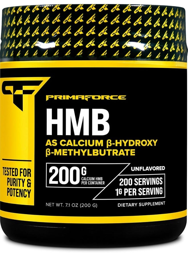 Primaforce مسحوق مكمل بريمافورس HMB (200 جرام) (بدون نكهة) - Image 1