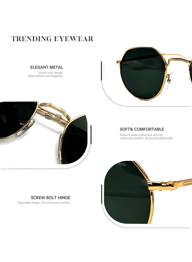 سيجنتشر نظارة جاك الشمسية - 3565 جولد 53 - مقاس العدسة: 53 ملم - ذهبي - Image 2