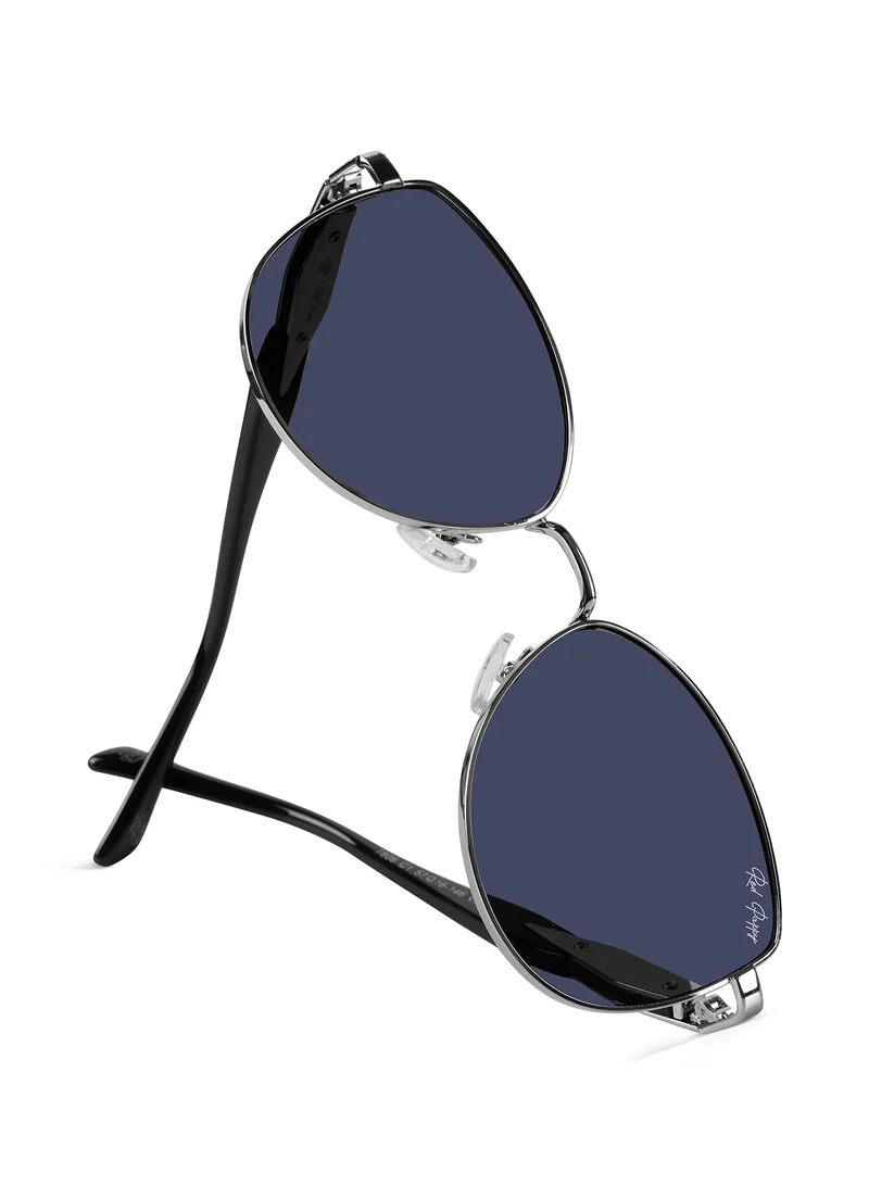Woggles Red Pappy Nyctara Silver Cateye Sunglasses