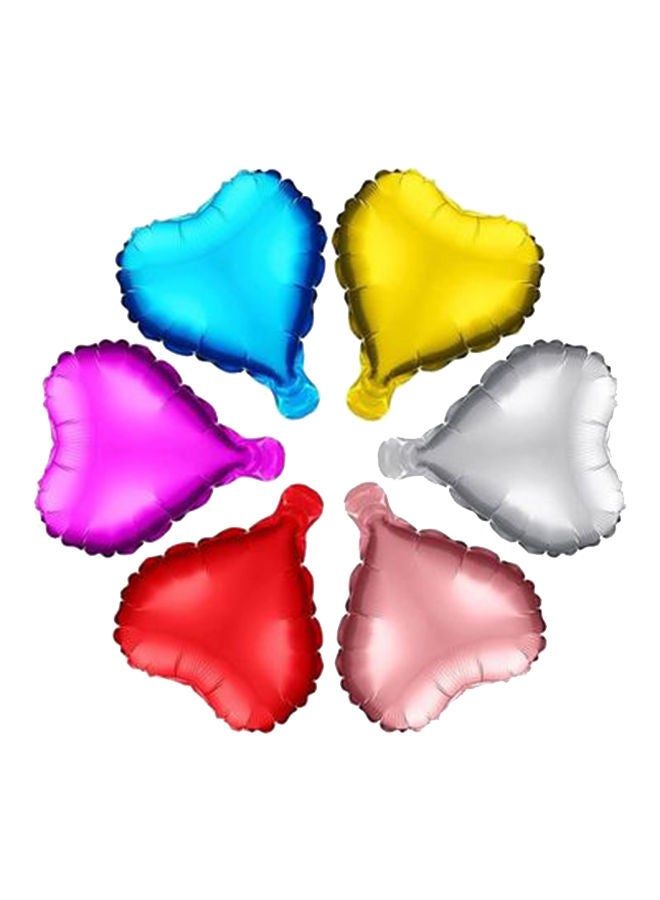 نيبمينينت 60-Piece Colorful Heart Shaped Balloons - Image 1