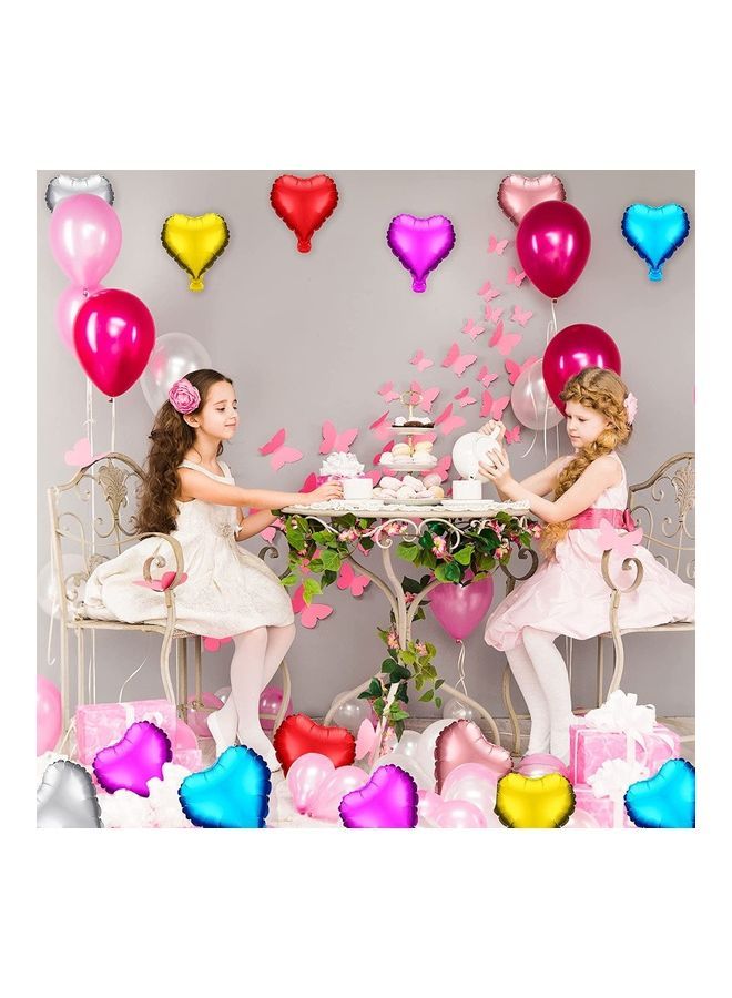 نيبمينينت 60-Piece Colorful Heart Shaped Balloons - Image 4
