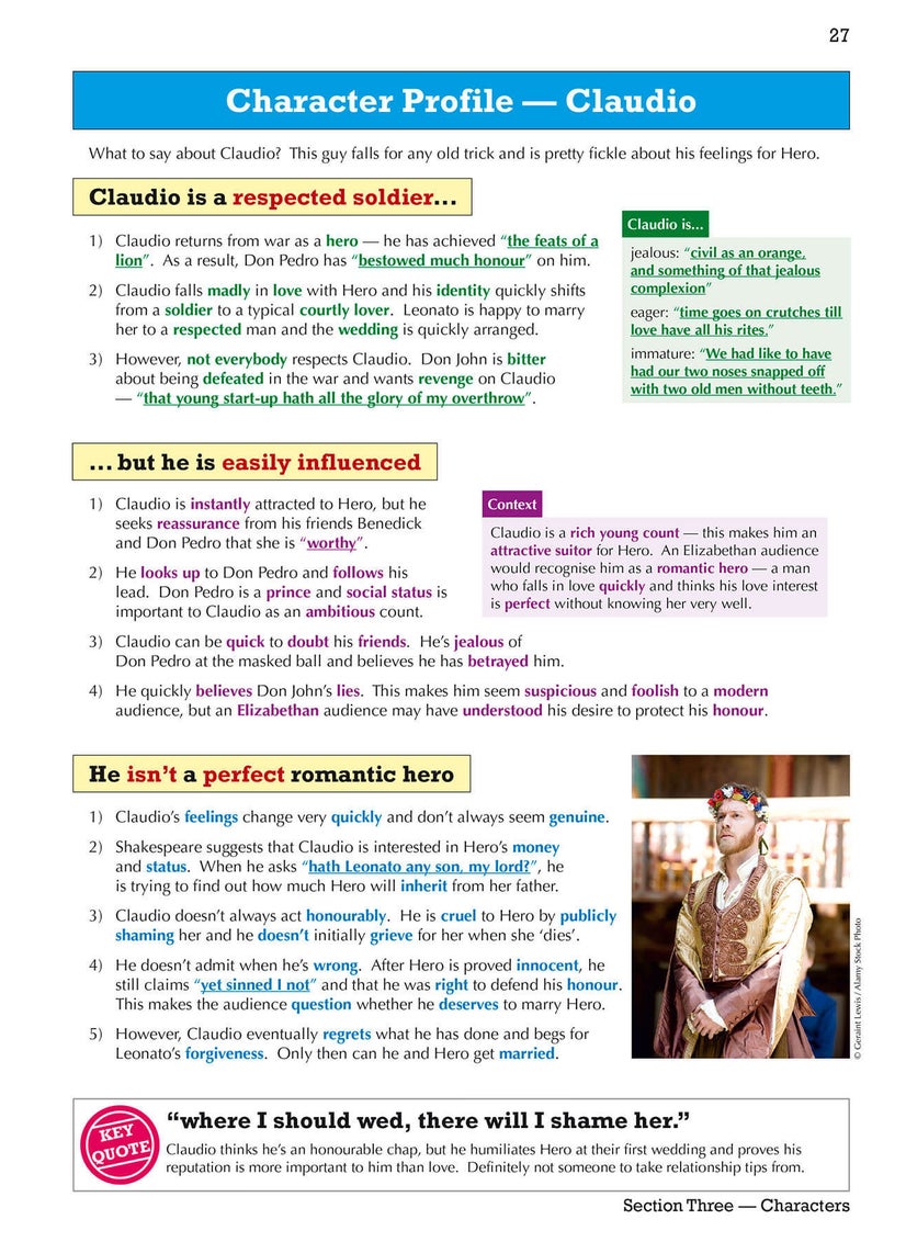 null - GCSE English Shakespeare Text Guide - Much Ado About Nothing includes Online Edition & Quizzes - Image 1