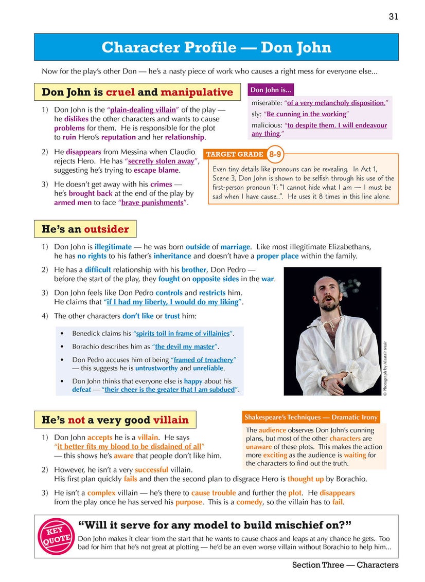 null - GCSE English Shakespeare Text Guide - Much Ado About Nothing includes Online Edition & Quizzes - Image 1