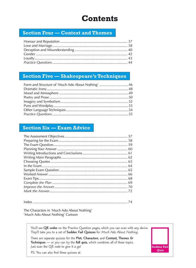 null - GCSE English Shakespeare Text Guide - Much Ado About Nothing includes Online Edition & Quizzes - Image 1