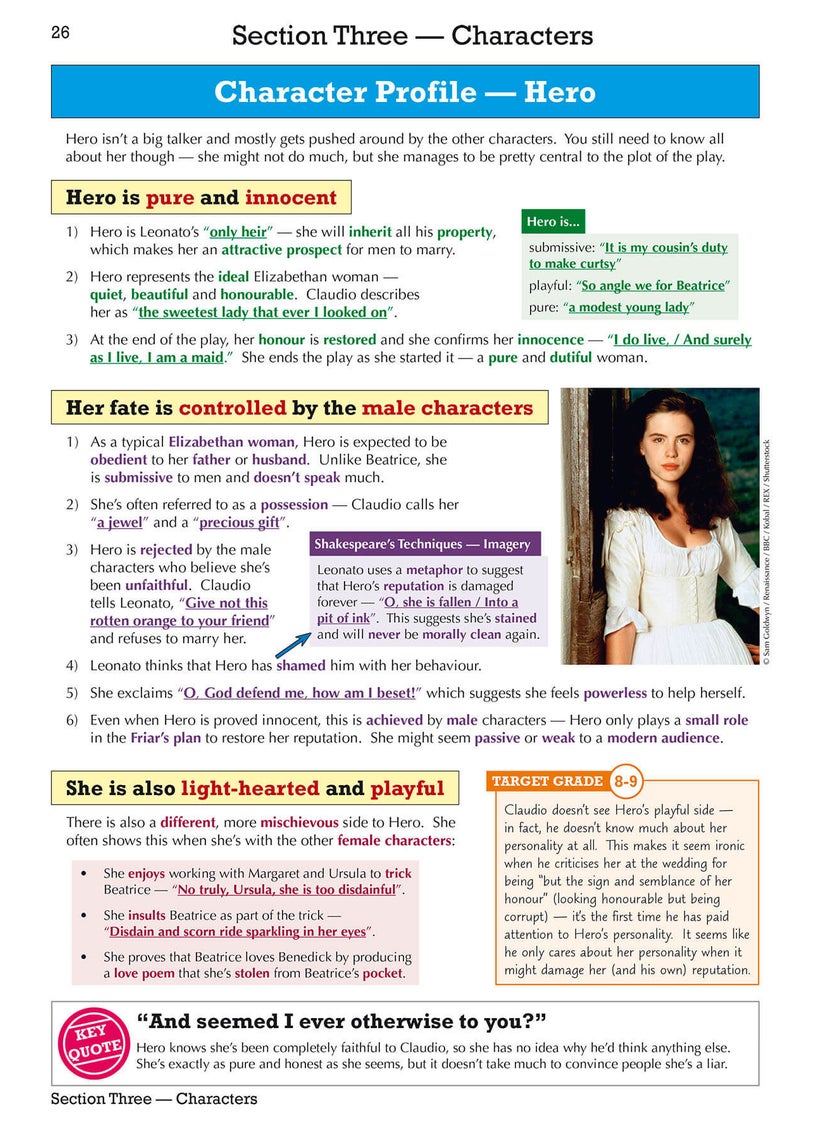 null - GCSE English Shakespeare Text Guide - Much Ado About Nothing includes Online Edition & Quizzes - Image 1