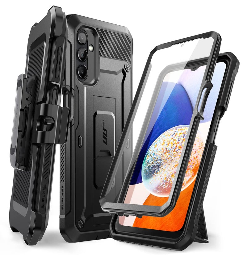 SUPCASE Unicorn Beetle Pro Series for Samsung Galaxy A14 5G Case 2022 Release FullBody Rugged Holster Case with Builtin Screen Protector Black - Image 2