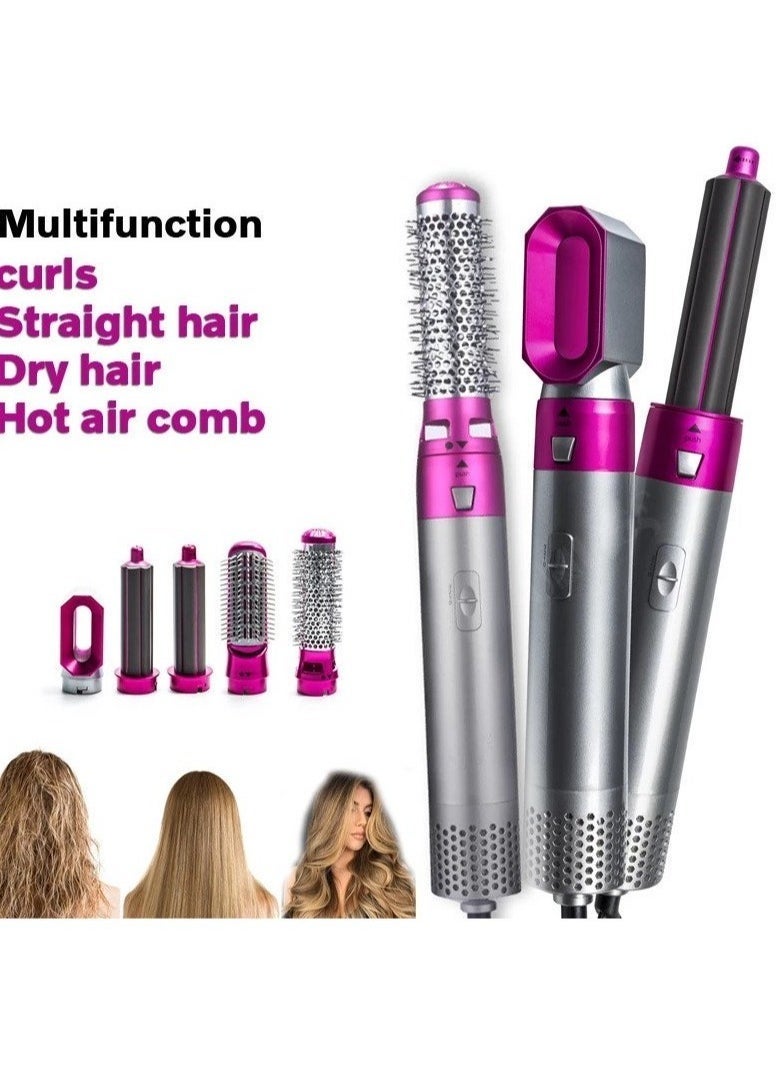 ELTRAZONE Hair Dryer 5 in 1 Hair Blower Brush Hair Curler, Hair Curler, Electric Hair Dryer, Rotating Hot Air Brush for All Hairstyles - Image 3
