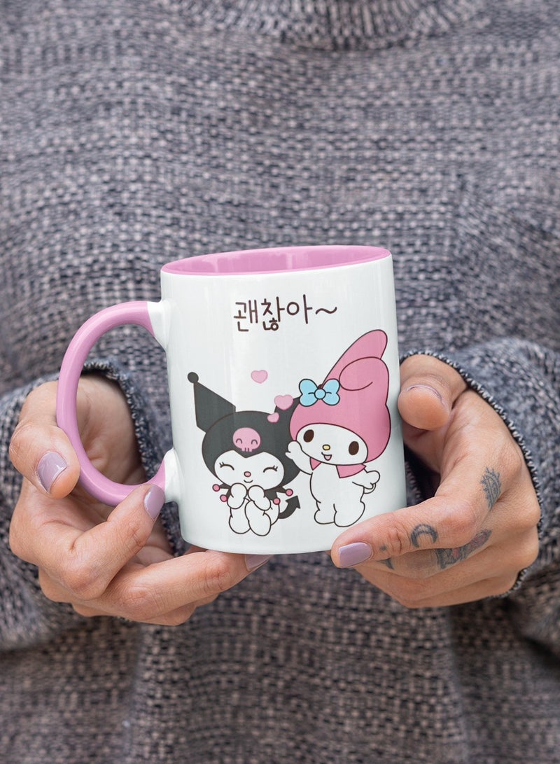 ZOOM Korean Kuromi x My Melody Mug