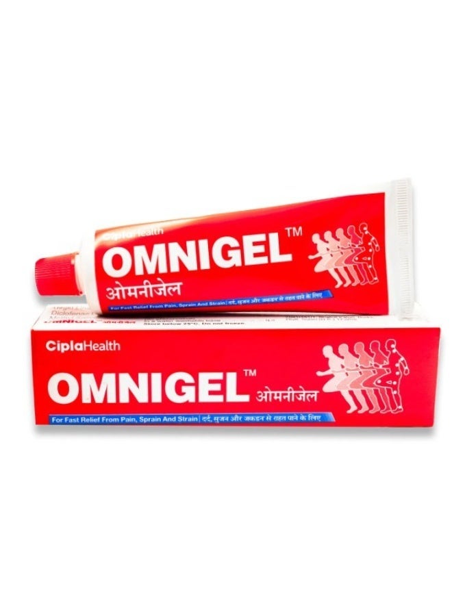 Cipla Omnigel 30g Rapid Relief Gel for Muscle & Joint Pain - Image 2