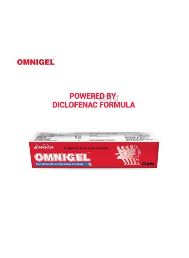 Cipla Omnigel 30g Rapid Relief Gel for Muscle & Joint Pain - Image 4