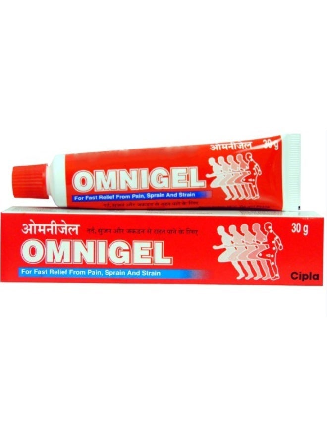 Cipla Omnigel 30g Rapid Relief Gel for Muscle & Joint Pain - Image 3