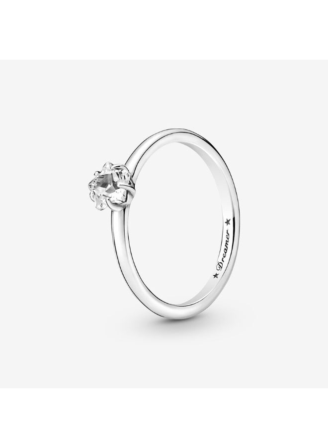 DORA Sparkling Star Solitaire Ring - Image 1