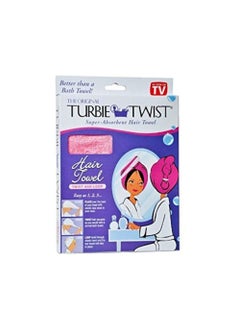 Turbie Twist Turbie Twist Super-Absorbent Hair Towel Microfiber Twist & Loop (Colors May Vary) 