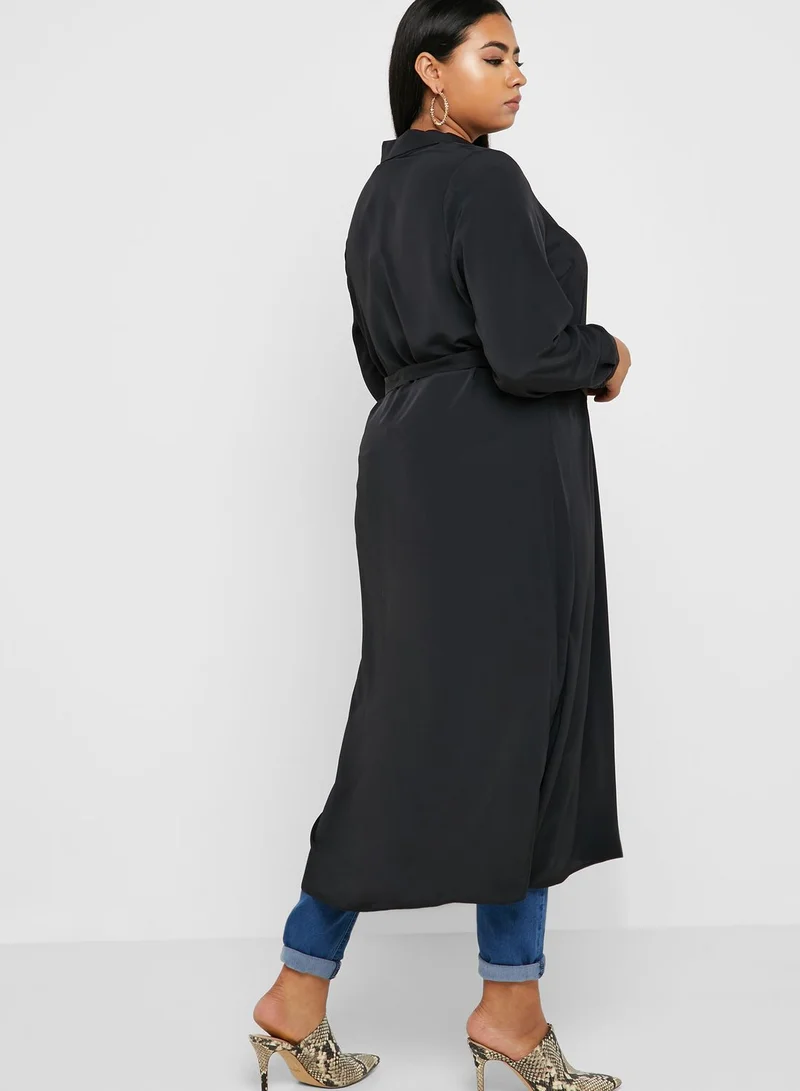 EVANS Revere Collar Shirt Tunic