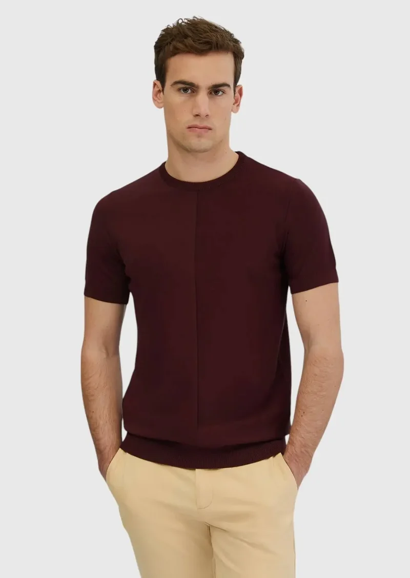 RAMSEY Tile Red Knitwear