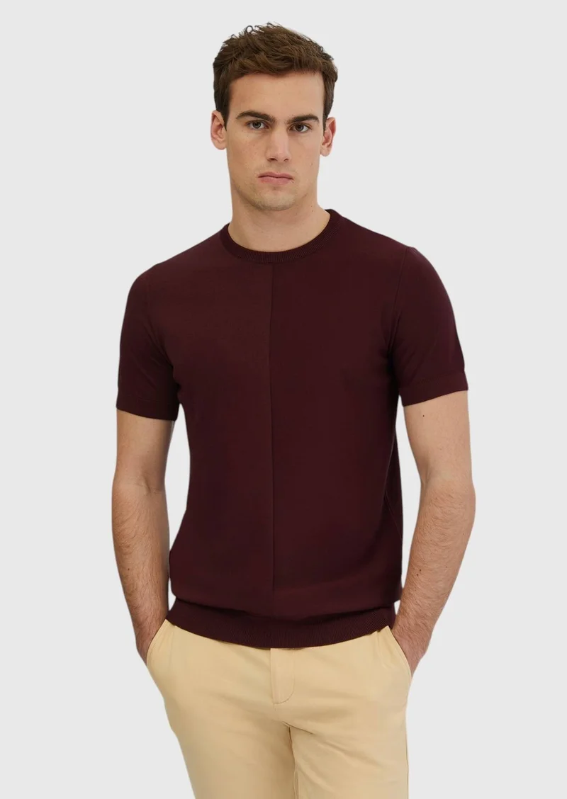 RAMSEY Tile Red Knitwear
