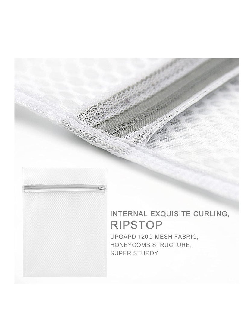 SYOSI 3pcs Durable Honeycomb Mesh Laundry Bags for Delicates (1Large 20x24“, 1Medium 16x20”, 1Small12x16“) - Image 4