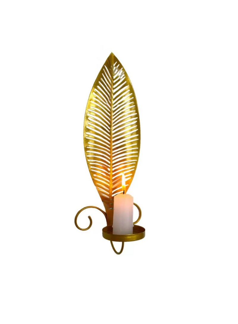 2-piece living room wall decoration aromatherapy candle holder,vintage wrought iron candle holder wall mounted  - Image 3