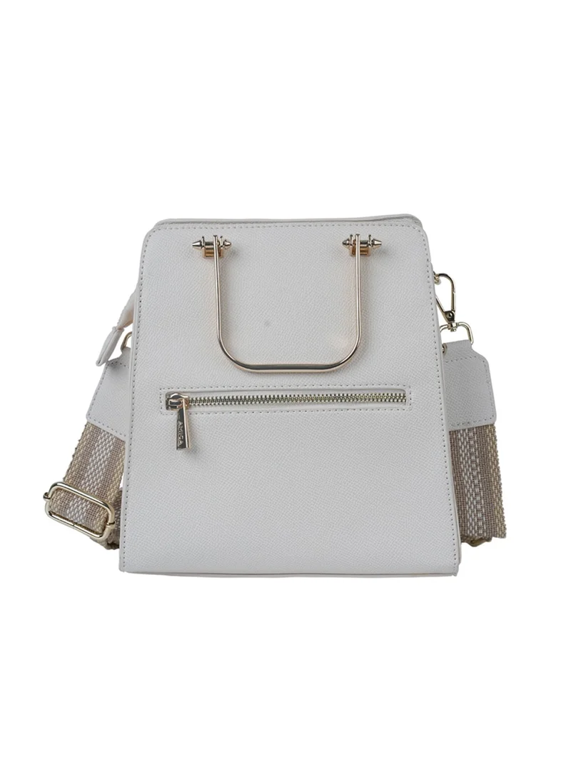 AMICA Aurelia Women's Shoulder Crossbody Handbag with Embellished Handles