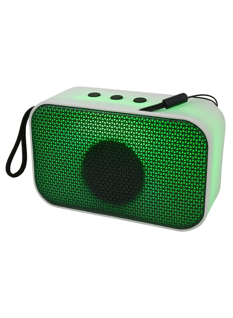 A011 Mini Portable Bluetooth Speaker with Loud Sound, Memory Card Slot and LED Light - Image 2
