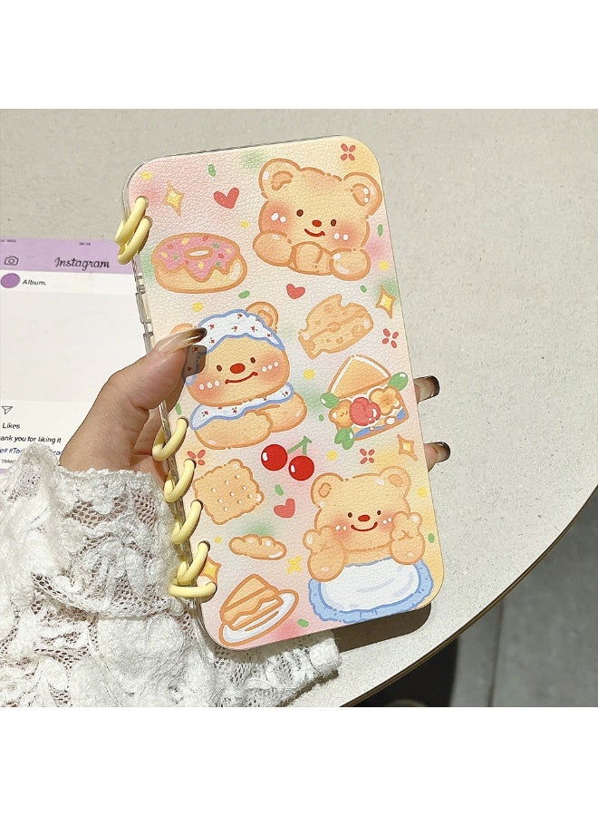 NIBEMINENT Cute Protective TPU Case Cover For iPhone 15, Butter Bear - Image 2