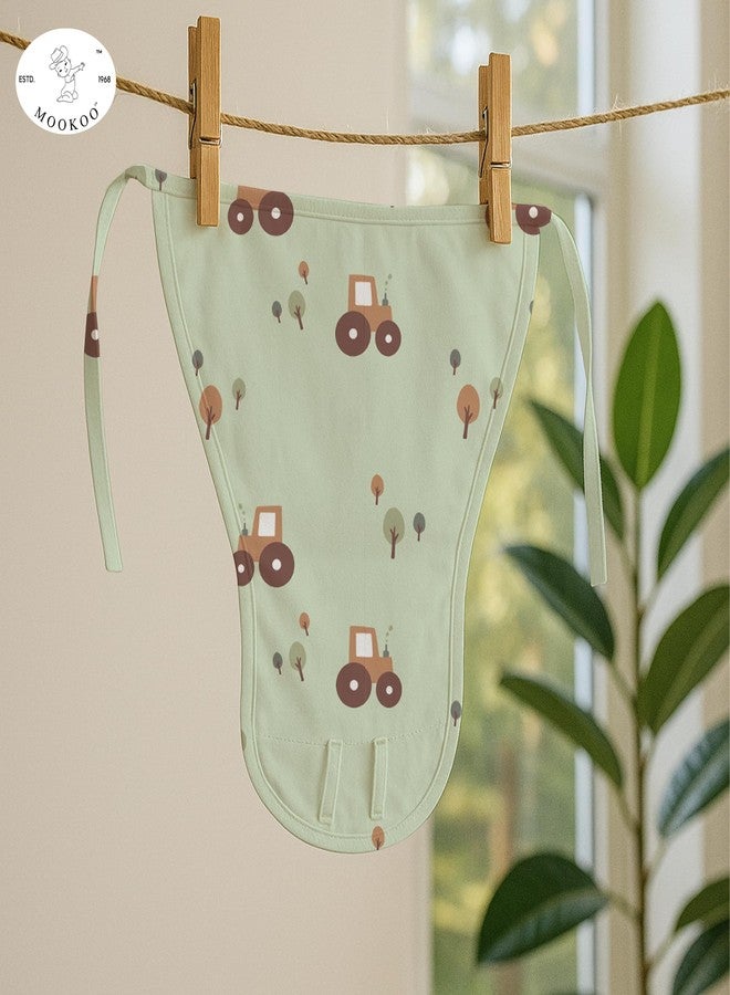 Mookoo Cotton Langots for New Born 0-3 Months | Soft Muslin Baby Nappy | Comfortable Washable Diaper Wrap | |Pack Of 6| Tractor+Train+Butterfly - Image 4