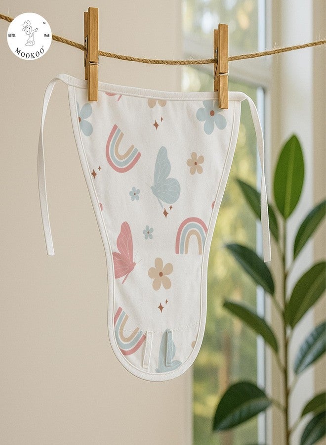 Mookoo Cotton Langots for New Born 0-3 Months | Soft Muslin Baby Nappy | Comfortable Washable Diaper Wrap | |Pack Of 6| Tractor+Train+Butterfly - Image 3