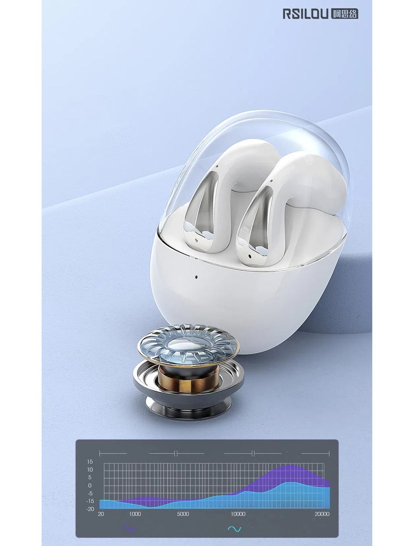 ارسيلو سماعات أذن R3007-001 TYPE-C TWS ستيريو لاسلكية تعمل بتقنية البلوتوث، زر فولاذي، شحن سريع، مكبر صوت أصلي عالي الدقة، مضبوط خصيصًا لتأثيرات صوتية ثلاثية الأبعاد غامرة، عناصر تحكم تعمل باللمس للمساعدة الصوتية في الاستيقاظ، والرد على المكالمات والتحكم في الموسيقى - Image 3