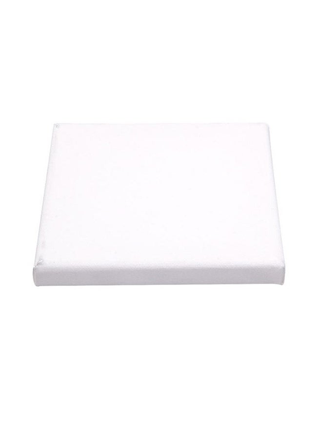 5-Piece Blank Square Artist Canvas Wooden Board Frame,20x20cm White