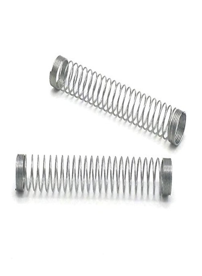 HYU VN Shisha Silicone Hose Spring for Hookah/Water Pipe/Sheesha/Chicha/Narguile Accessories Silver(2pcs) - Image 1