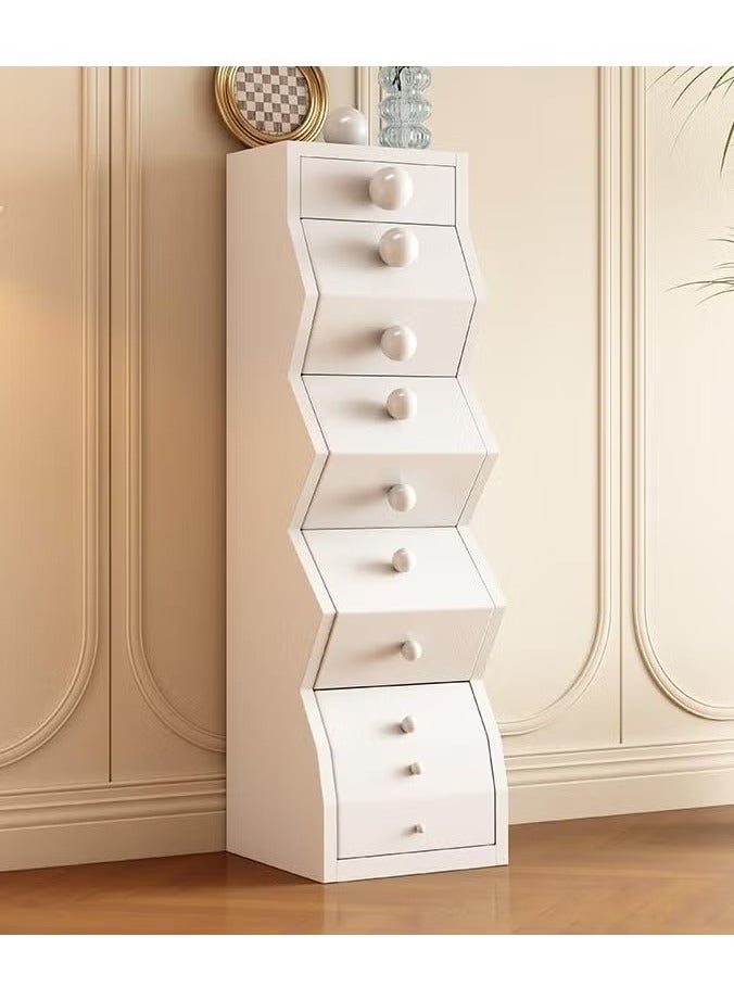Generic Solid Wood Vintage Style Chest of Drawers, Versatile and Artistic French Living Room Storage  - Image 1