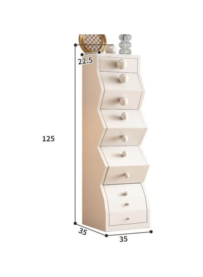 Generic Solid Wood Vintage Style Chest of Drawers, Versatile and Artistic French Living Room Storage  - Image 2
