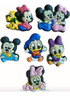 Marimari 6 Pieces Slipper Ornaments Mickey Disney  - Image 1