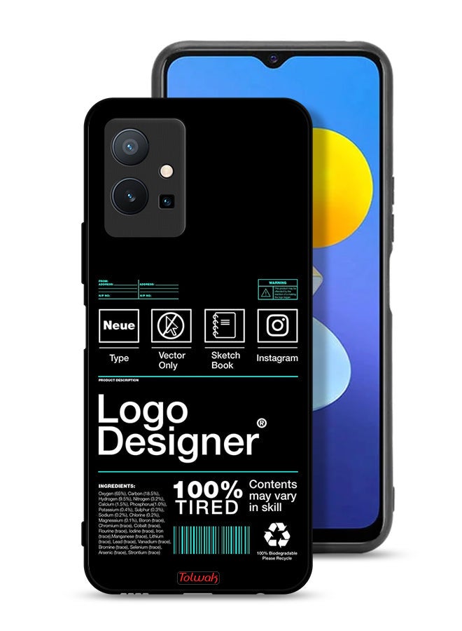 Tolwak Vivo T1 5G Protective Case Cover Logo Designer Sticker - Image 1