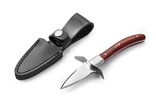Outset Stainless Steel Oyster Knife with Pouch 65Inch Multicolored