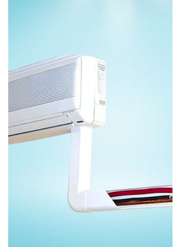Odta 60X40 | 2 Meters Self-Adhesive Air Conditioning Duct | 2m (5 Pieces x 40CM) Air Conditioning Cable Pipe Duct  - Image 2