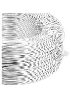 Generic 984 Feet 20 Gauge Silver Aluminum Wire Bendable Metal Sculpting Wire for Beading Jewelry Making Garden Supply  - Image 1